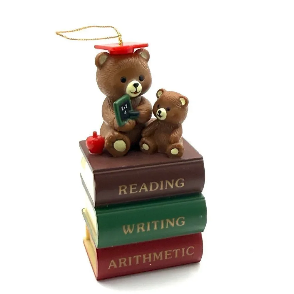 Vintage House of Lloyd Christmas Teacher Student Ornament 1989 Secret Drawers